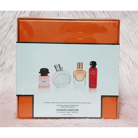 hermes small perfume set